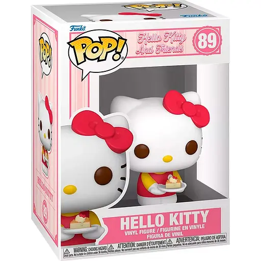 Фігурка Funko Pop! Hello Kitty and Friends: Хеллоу Кітті з десертом 9.6 см (80314) [132494] - фото 2