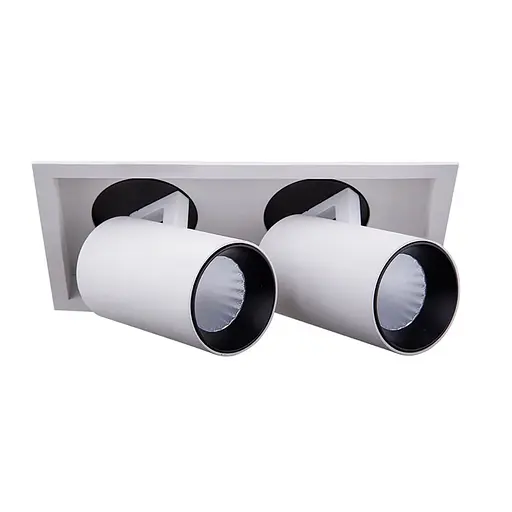 Точковий світильник MJ-Light M005 2X10W WH+BK 3000K - фото 1