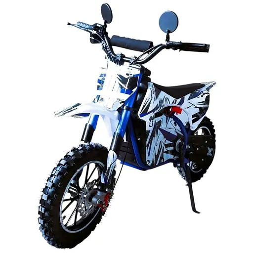 Електромобіль дитячий Corso Мотоцикл-пітбайк SE-557036 1000W акумулятор 48V 12Ah та підлітків синій