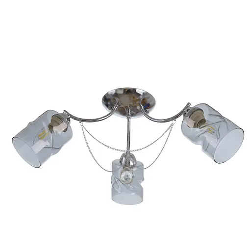 Люстра стельова Brille E27 60W CH (LK-690C/3)