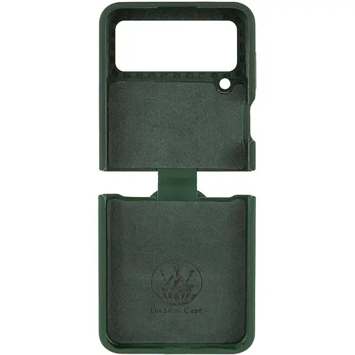Чехол Foldables Silicone Cover Lakshmi AAA для Samsung Galaxy Z Flip4 Зеленый / Cyprus Green - фото 3