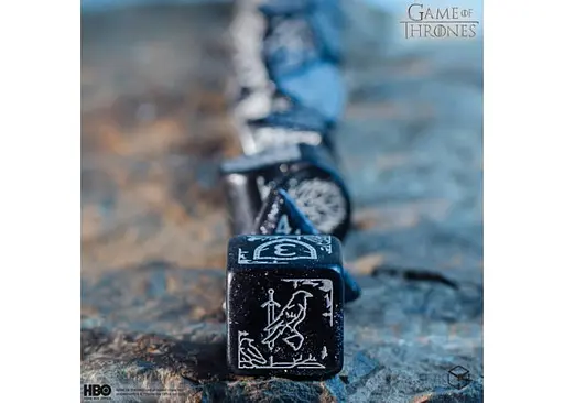 Набір кубиків Game of Thrones. Night's Watch Dice Set , 7 шт. (GOT/00190166/2025/5/A) - фото 6