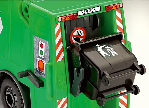 Конструктор Revell сміттєвоз Junior Kit Garbage Truck 1:20 зелений 00808 - фото 4