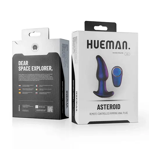 Анальна пробка Hueman Asteroid Rimming Anal Plug 13.7 см (фіолетовий) - фото 12