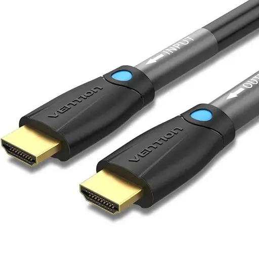 Кабель Vention HDMI M - M 8.0 м V2.0 Engineering 4K 60Гц 18Gbps HD 7.1 PVC Black - фото 1