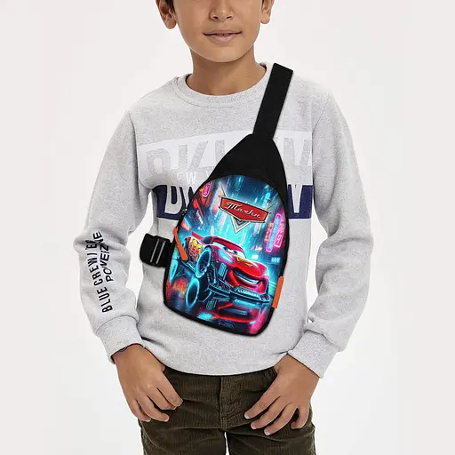 Сумка через плечо детская Тачки Молния Маккуин 29х17 см сумка слинг для мальчика (02220)