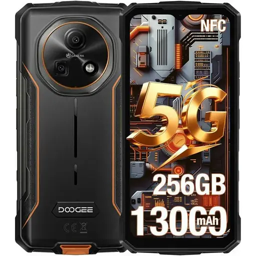 Смартфон Doogee Fire 7 4/256Gb Blaze Orange Global NFC
