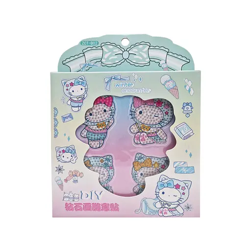 Детские алмазные наклейки ZCT-B02, 4 рисунки Вид 1