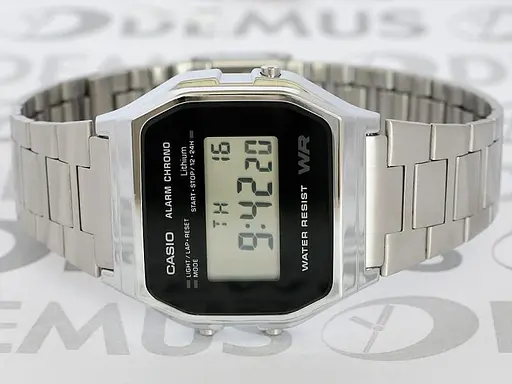 Часы наручные мужские японские цифровые качественные оригинальные Casio Collection A158WEA-1EF - фото 5