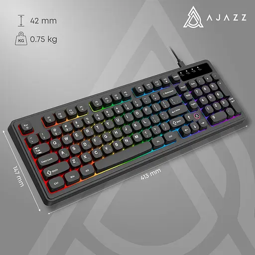 Клавіатура Ajazz AF98 Black USB-C (AF98-B) - фото 13