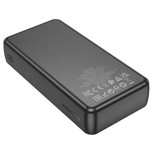 Зовнішній акумулятор BOROFONE BJ55A Graceful power bank (20000mAh) Black - фото 4
