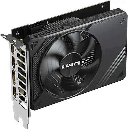 Відеокарта GeForce RTX 5050, Gigabyte, 8Gb GDDR6, 128-bit, 2xHDMI/2xDP, 2572/20000 MHz, 8-pin (GV-N5050D6-8GD) - фото 3