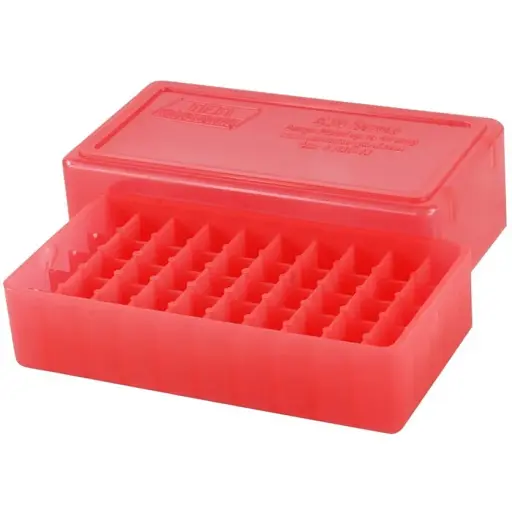 Коробка для патронів MTM 50 шт. червона