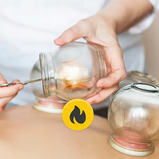 Вакуумні масажні банки 4FIZJO для тіла (китайські/атницелюлітні банки) 12 шт скляні (P-5905973402231) - фото 7