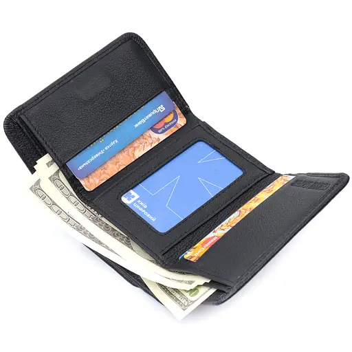 Кожаный женский кошелек ST Leather 11.5х8.5х2 см acs0029436 - фото 8