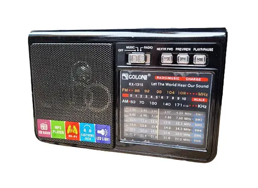 Портативний FM радіоприймач Golon RX-1315 - фото 1