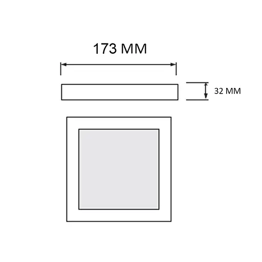 Світильник накладний SELENA-18W 3CCT - фото 2