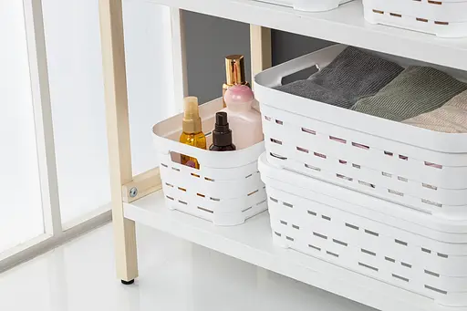 Корзина Idea Home Pyramid без крышки 3.8 л 24x17.5x12 см белая (00611 White) - фото 2