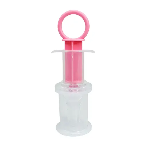 Детский шприц-дозатор для лекарства Mega Zayka MGZ-0719(Pink) с мерным стаканчиком - фото 2