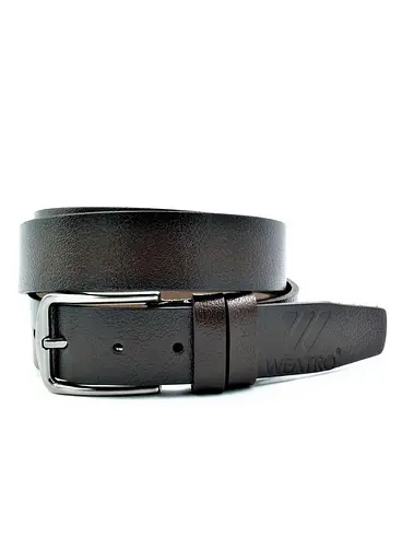Ремінь шкіряний Weatro чоловічий 115-120х3,3 см acs0023849 - фото 3