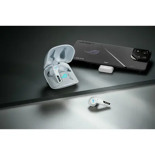 Bluetooth-гарнітура Asus Rog Cetra True Wireless SpeedNova White (90YH03Y0-BTUA10) - фото 3