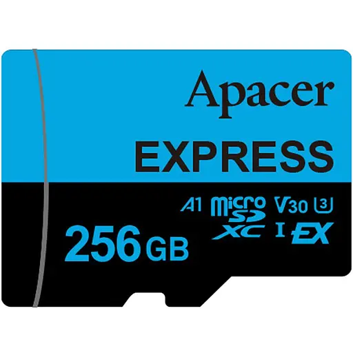 Карта памяти Apacer microSDXC 256GB (AP256GMCEXG3X17-RA)