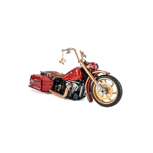 Конструктор дитячий мотоцикл 2111 шт червоний - фото 2