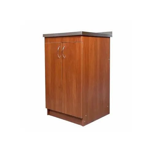 Кухонна тумба в комплекті з накладною мийкою ЛДСП 50х50х83 см Яблуня (52866-01140) - фото 2