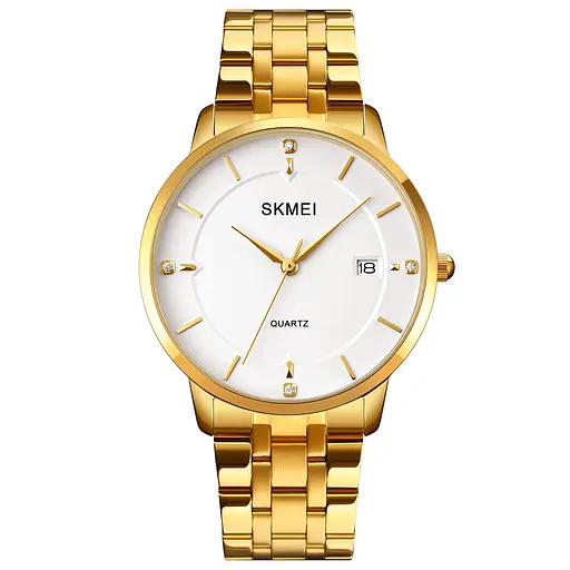 Наручний годинник чоловічий 1801SGD Gold Stainless Steel Skmei acs0030584
