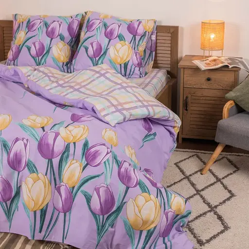 Комплект постільної білизни Viluta полуторний ранфорс 22177 100% бавовна - фото 6