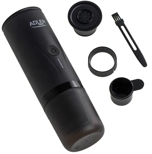 Портативная кофеварка Adler AD 4400 аккумулятор 7500 мАч давление 20 бар питание от USB для молотого кофе и капсул Nespresso - фото 3