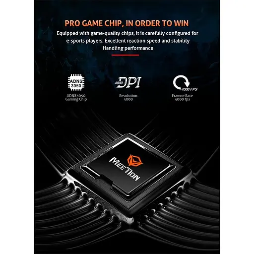 Миша MeeTion Backlit Gaming Mechanical Mouse RGB MT-M990S - фото 5