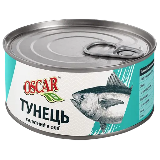 Тунец Oscar салатный в масле 140 г