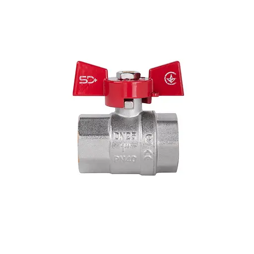 Кран кульовий SD Plus 1" ВР для води (метелик) SD602NW25PN40 - фото 3