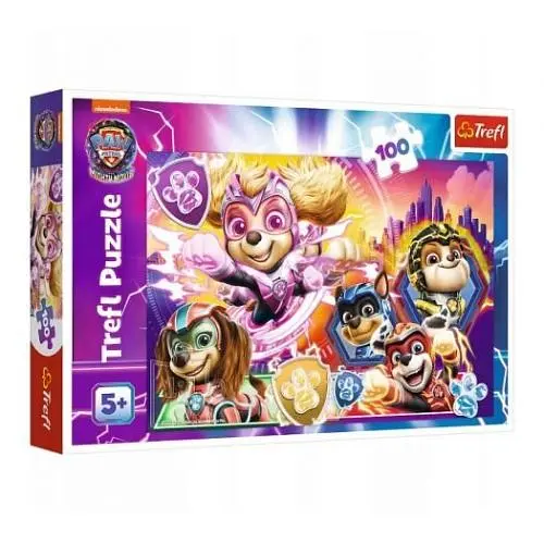 Пазли "Зустрічайте могутніх щенят. Щенячий патруль" 100 елементів 16460 Trefl, у коробці (5900511164602) - фото 1