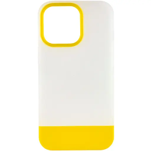 Чохол Epik TPU+PC Bichromatic для Apple iPhone 13 Pro 6.1 Matte/Yellow