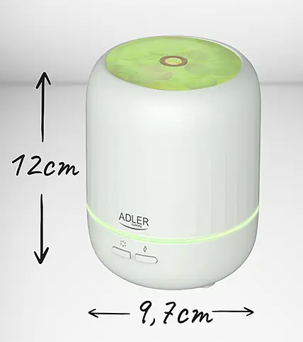 Аромадифузор Adler ультразвуковий AD 7968 USB 3 в 1 - фото 2