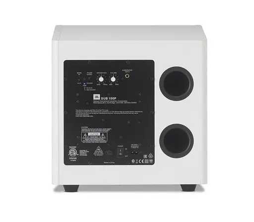 Сабвуфер JBL SUB 100P White - фото 3