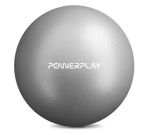 Мяч для пилатеса, йоги и реабилитации PowerPlay PP_4415 Body Shape Ball 22 см Серый (PP_4415_Grey) - фото 1