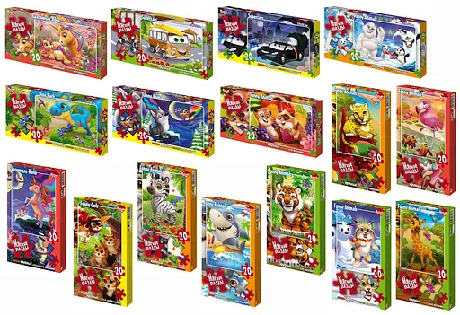 Пазли м’які Danko Toys, 20 елементів, S20-09 (В асортименті) - фото 9