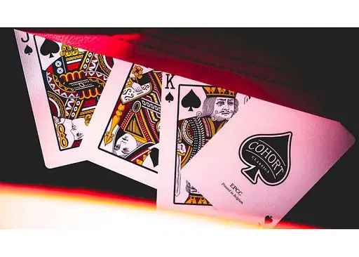 Карты игральные United States Playing Card Company Ellusionist Cohort Marked deck (red) (ВР_КГЕК) - фото 2
