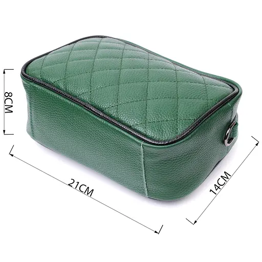 Сумка через плечо Vintage на одно отделение из натуральной кожи 21х14х8 см sum0029034 - фото 3