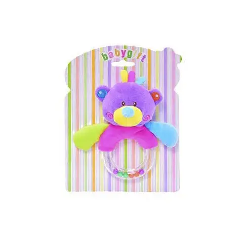 Погремушка мягкая Bambi C20561 Животные Медведь