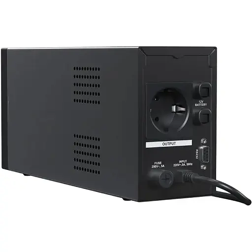 ИБП Marsriva MR-UF600P-H, 600ВА/360Вт, чистая синусоида переменного тока, без АКБ, 12B - фото 4