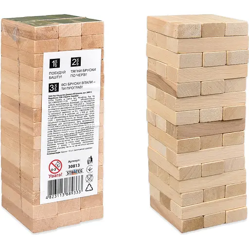 Настільна гра Strateg Джанга 45 брусків українською мовою (30813) - фото 2