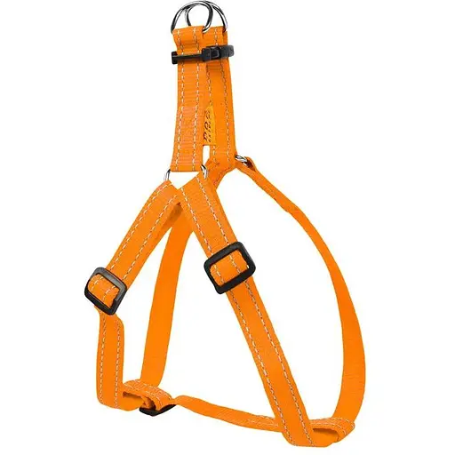 Шлея Dog Extreme з нейлону регульована (ширина 20мм, В:50-80см) помаранчевий