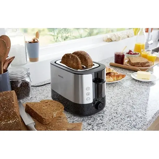 Тостер Philips Viva Collection чорний (HD2637/90) - фото 5