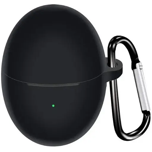 Чохол-накладка DK Huawei FreeBuds 5 | Silicone Candy Friendly з карабіном (black)