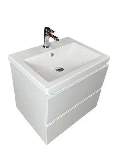 Раковина Adamant умывальник CERS искусственный камень прямоугольная - фото 9