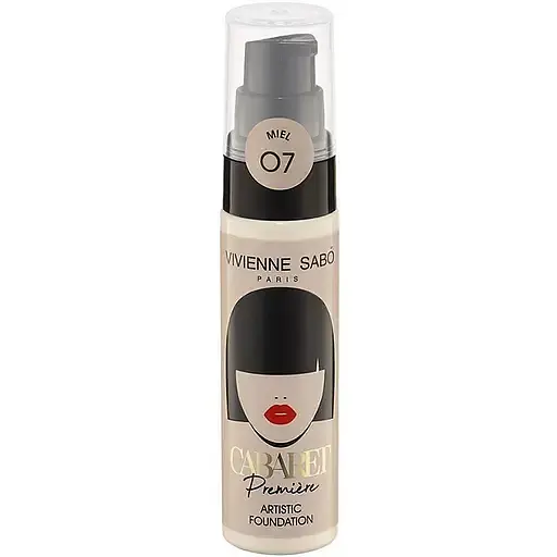 Тональний крем Vivienne Sabo Cabaret Premiere Artistic Foundation зі сценічним ефектом відтінок 07 (Miel) 25 мл - фото 1